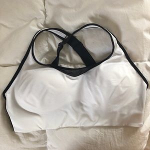 Pink padded sports bra